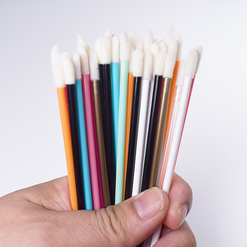 Micro Brush Applicator - 50 sztuk jednorazowe pędzle do ust