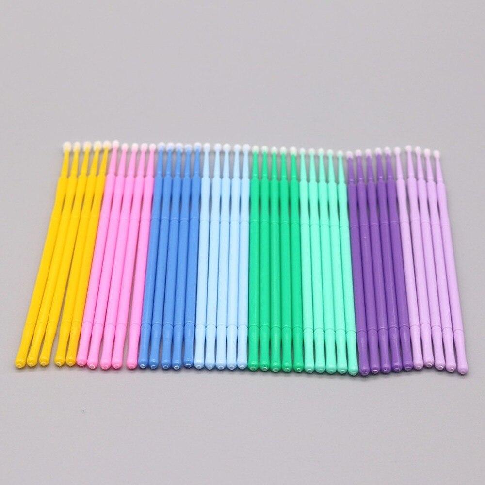 Eyelash Extension With Glue - 100 sztuk/partia Mikro Szczoteczki do Makijażu