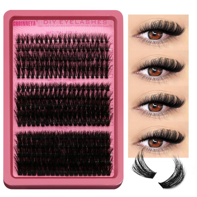 Eyelash Extension Wispy - Zestaw rzęs w kępkach, rzęsy indywidualne,