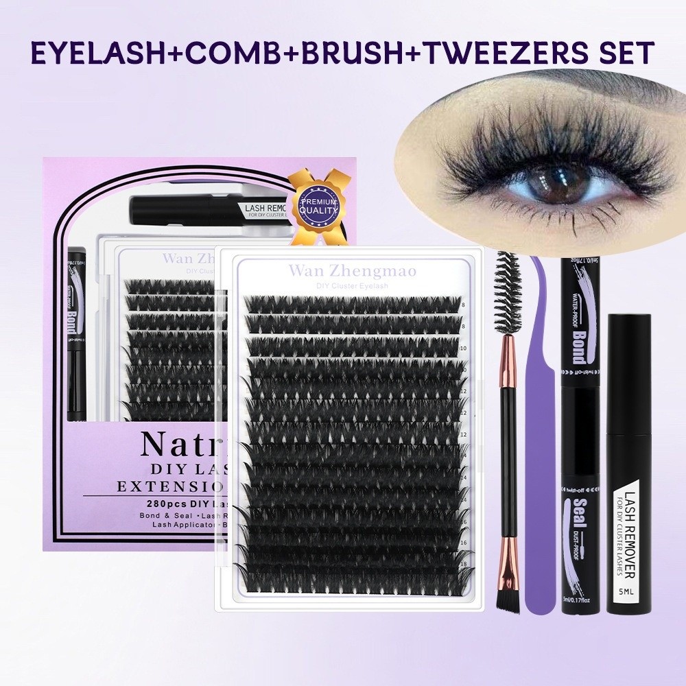 Eyelash Extension Wispy - Sztuczne rzęsy o długości 8-18mm, do
