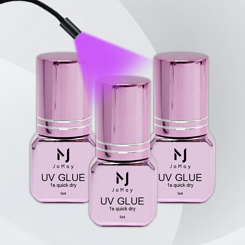Sensitive Lash Glue - JOMAY 3 Butelki Szybkoschnący Klej UV