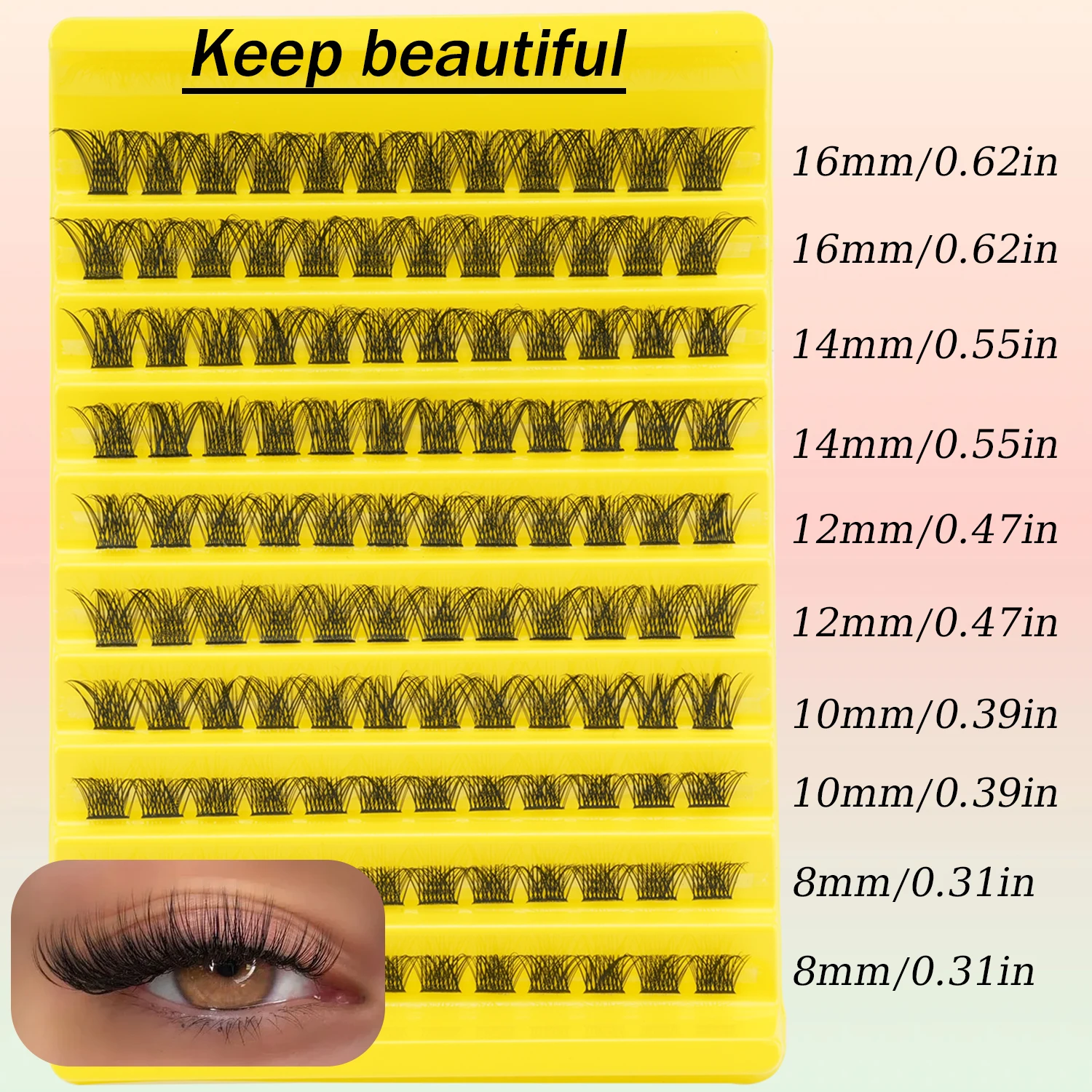 120 sztuk – sztuczne rzęsy w f – Eyelash Extension Wispy recenzja i cena