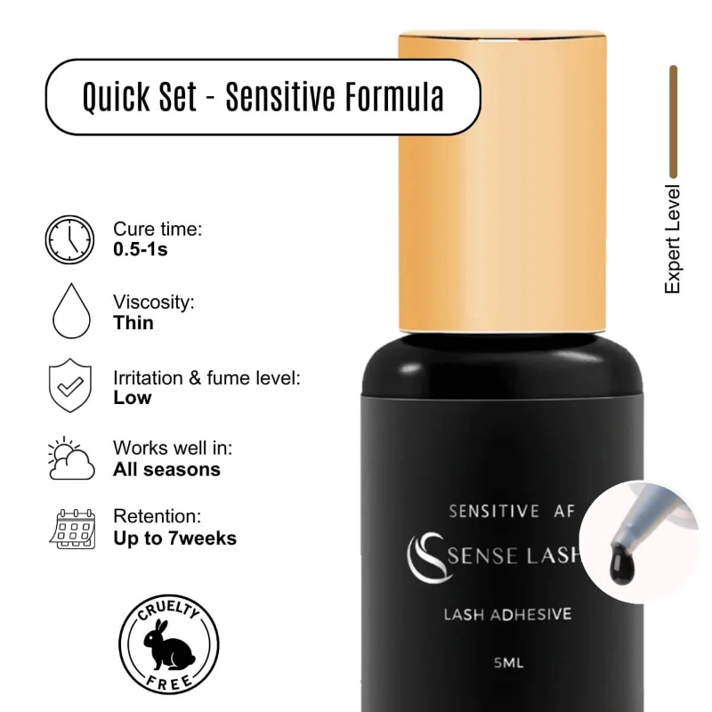 Klej do rzęs Sense Lashes 5ml, – Sensitive Lash Glue recenzja i cena