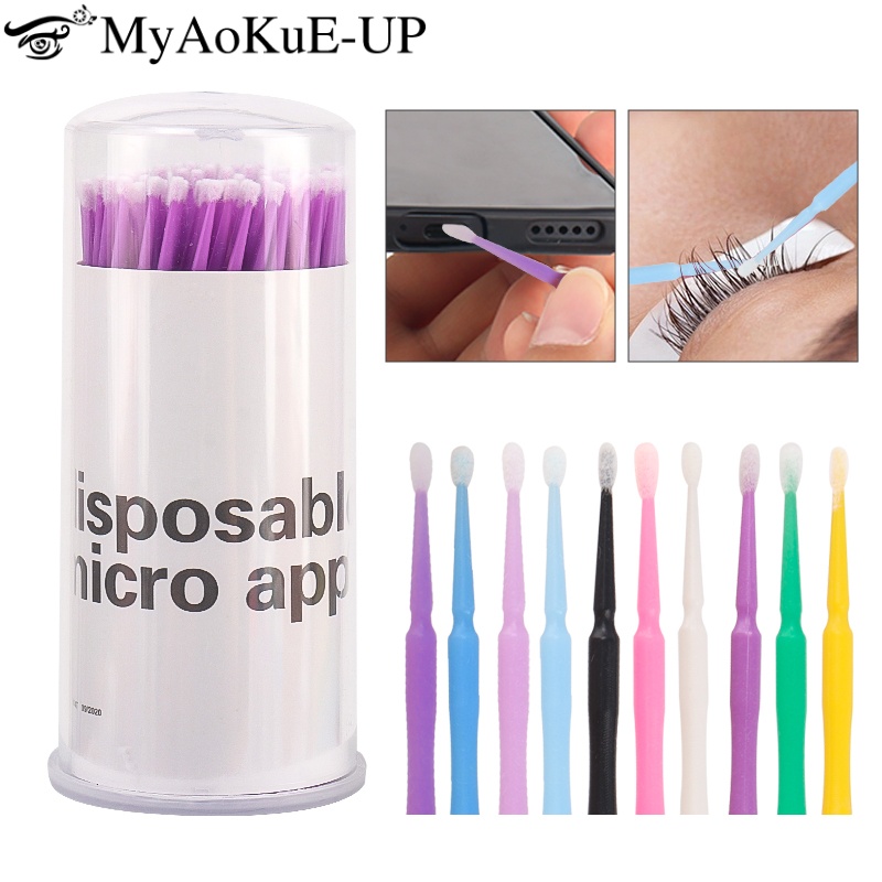 100 szt. Jednorazowe szczotecz – Micro Brush Applicator recenzja i cena