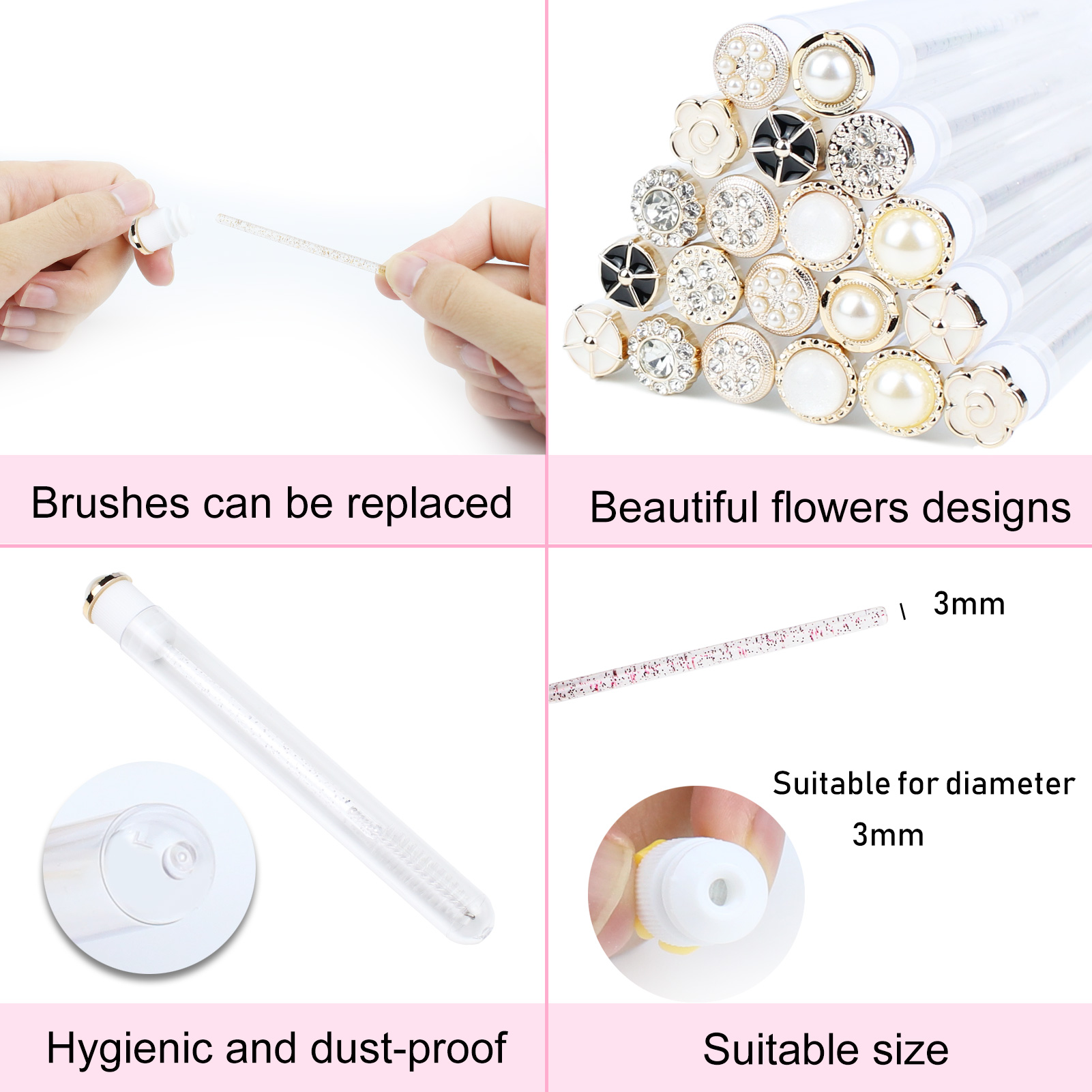 Różdżki do tuszu do rzęs Tube  – Micro Brush Applicator recenzja i cena