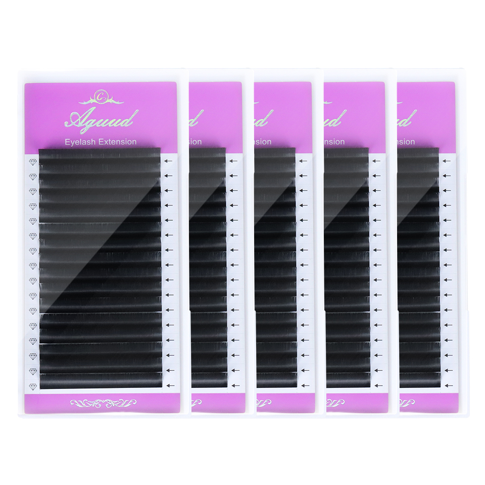 AGUUD 5 tacki/partia NOWE Supe – Eyelash Extension Natural Classic recenzja i cena